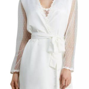 Flora Nikrooz Showstopper Charmeuse Cover-Up Robe
